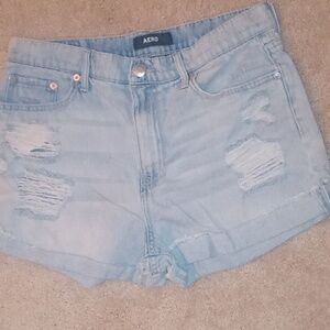Aero Size 12 Cut Off Jean Mom Shorts